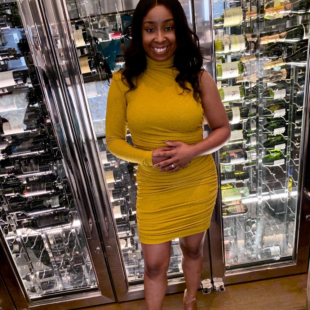 Gold Miss Circle Dress